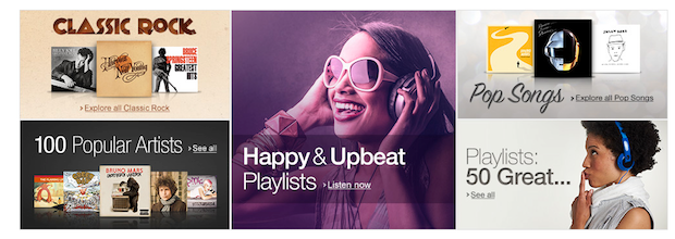 Amazon Prime Music Page
