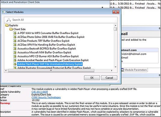 Core Security Technologies Impact tool