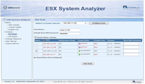 VMware ESX System Analyzer