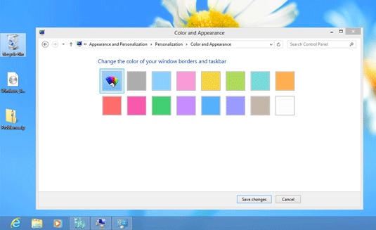 Windows Aero is no more, except for a trace of transparency in the Taskbar.
