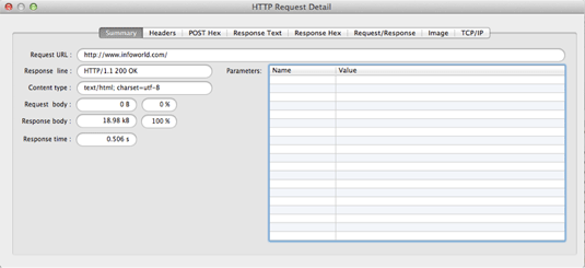 HTTP Scoop Details