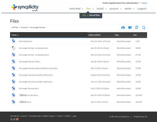EMC Syncplicity