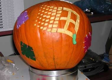 Microsoft Worm Pumpkin