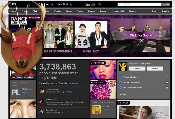 myspace home