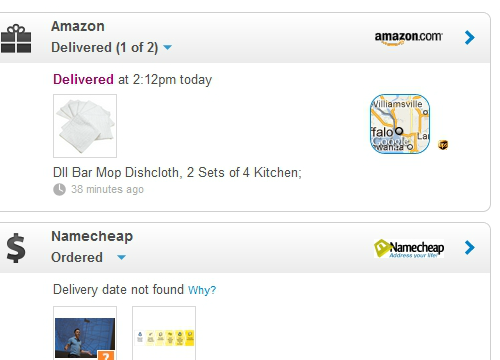 A few purchases in Slice--yes, I really do buy white kitchen towels in 8-packs from Amazon