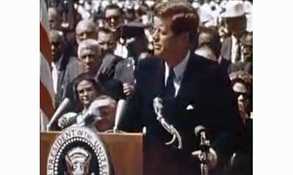 Jfk to the moon speech