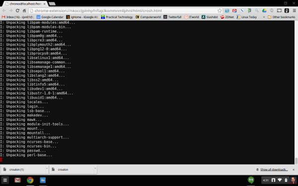 Installing Ubuntu with Crouton