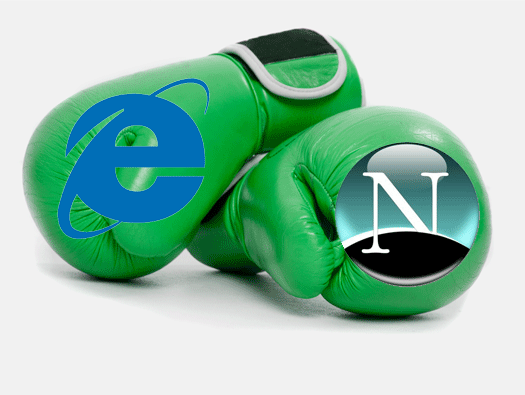 Microsoft Internet Explorer vs. Netscape Navigator