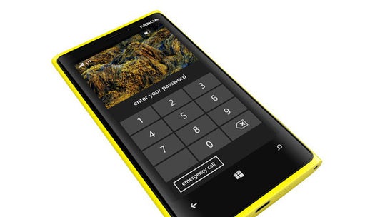 Password protected smartphone