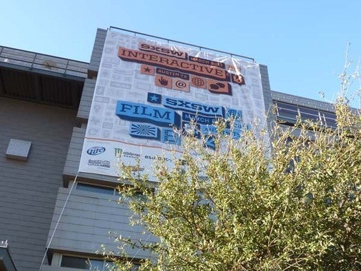 The SXSW main convention hall in downtown Austin, Texas.