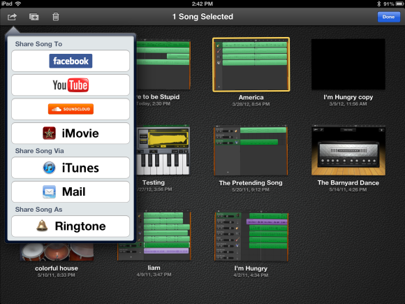 export audio from garageband ringtone