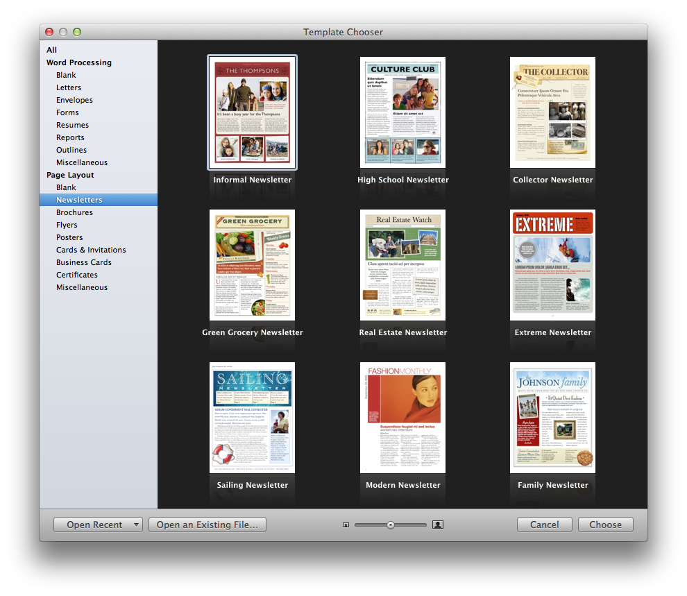 Create A Holiday Newsletter With Pages Or Iphoto Macworld