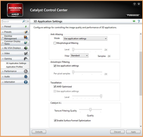 Как удалить catalyst control center windows 10. AMD Catalyst Control Center. Каталист пользовательские настройки. Оптимизация формата поверхности AMD что это. Каталист контрол центр пользовательские настройки.