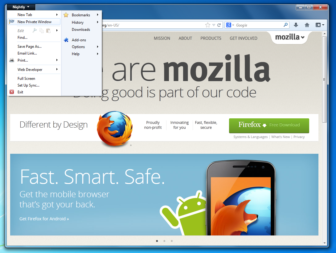 uninstall mozilla firefox from scrtch