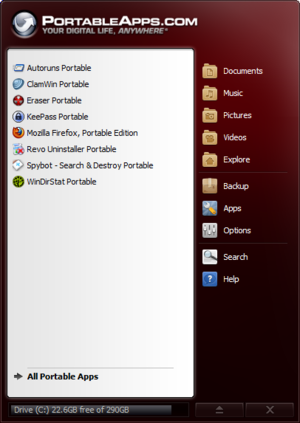 PortableApps Platform 26.0 instal the last version for windows