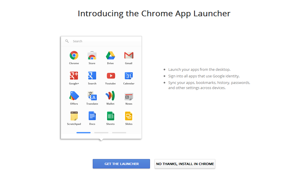 install google chrome app