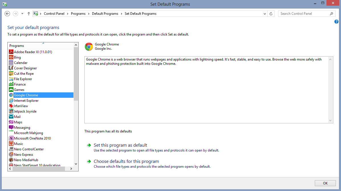Программа изменения интерфейса Metro приложений Windows 8. Программа настройки интерфейса Metro Windows 8. Default program