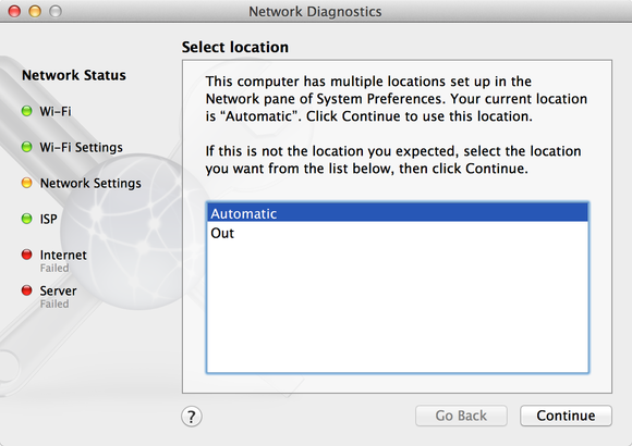 apple server diagnostics