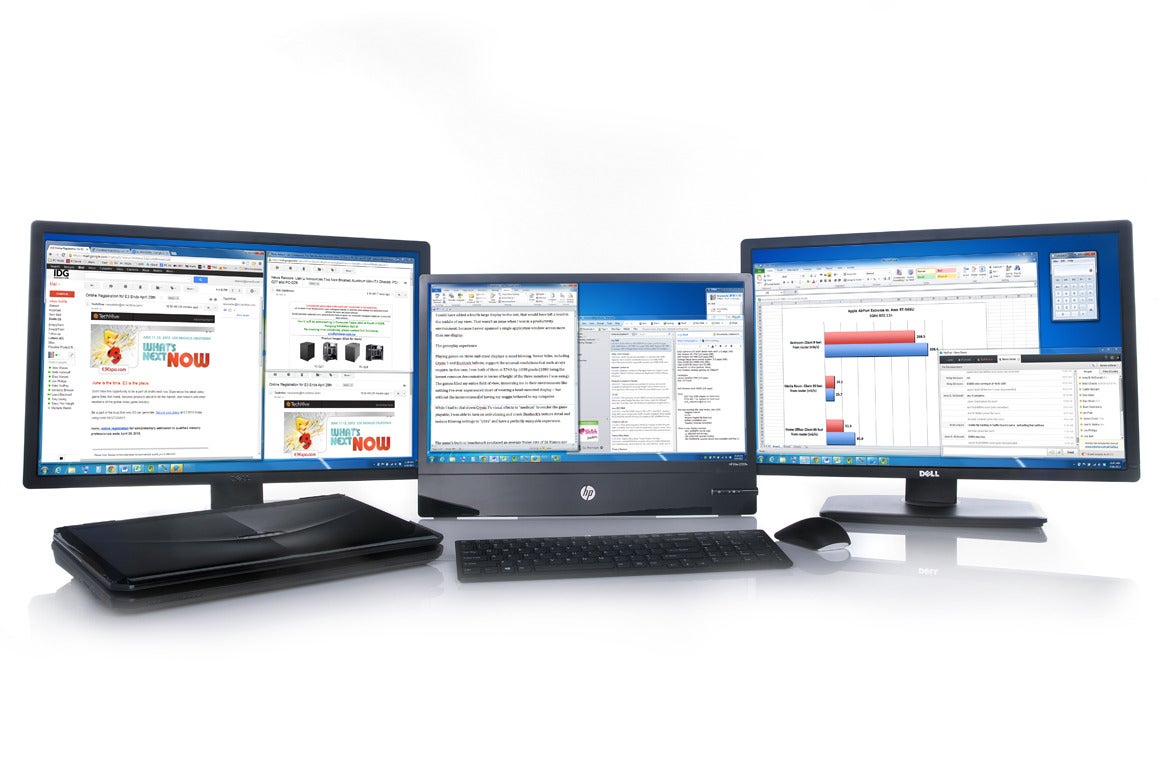 How To Create A Multiple Monitor Setup With Three Four Or More Displays Pcworld