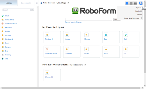 roboform version 7 export data