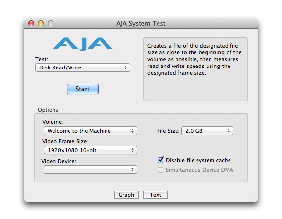 aja system test download