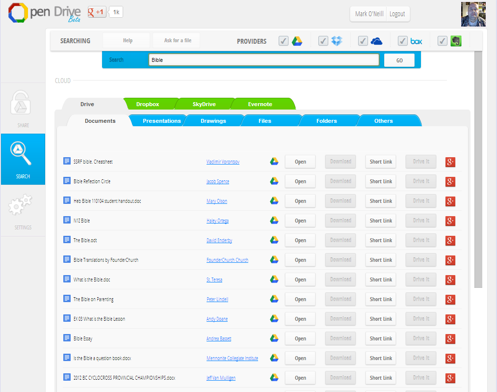 opendrive google drive