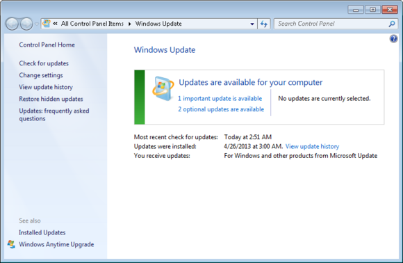 how to update internet explorer for a compac windows 7