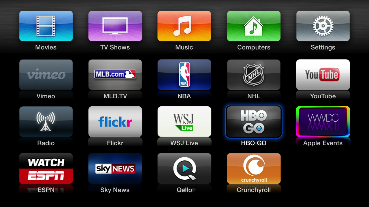 apple tv download apps