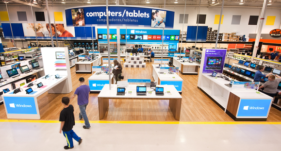 Microsoft Goes Windows Everywhere With Best Buy Takeovers