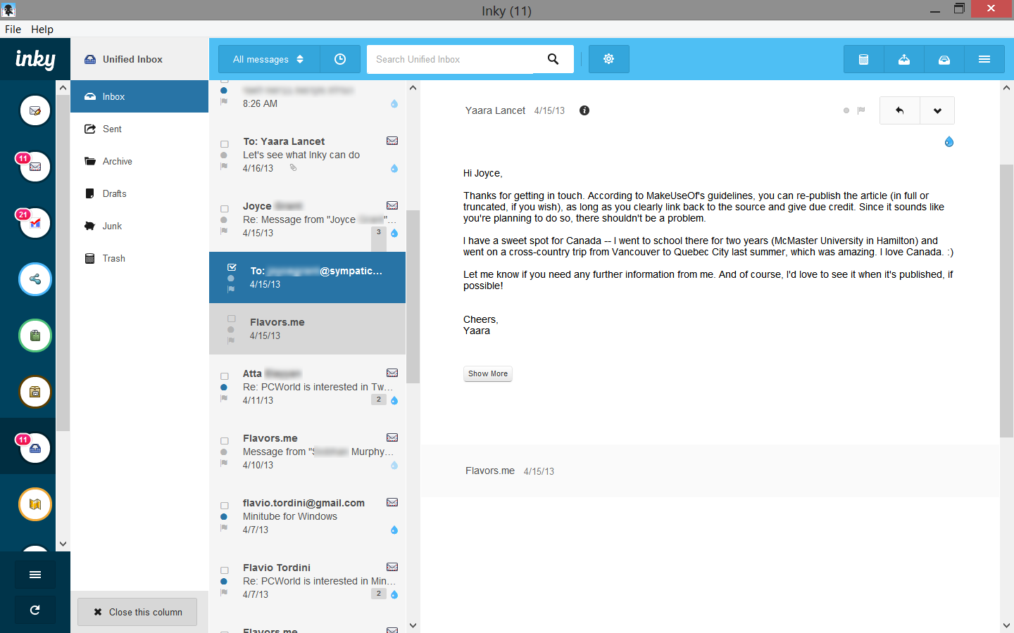 inky email client download