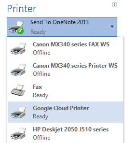 frelsen Ikke vigtigt Asien The great printer in the sky: Google Cloud Print comes to Windows desktop  apps | PCWorld