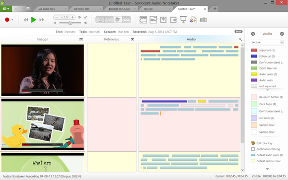 sonocent audio notetaker app