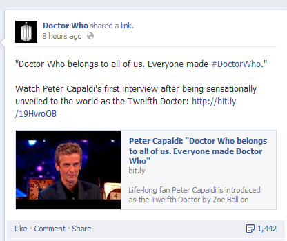 doctor who facebook hashtag