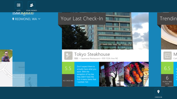 Foursquare main page