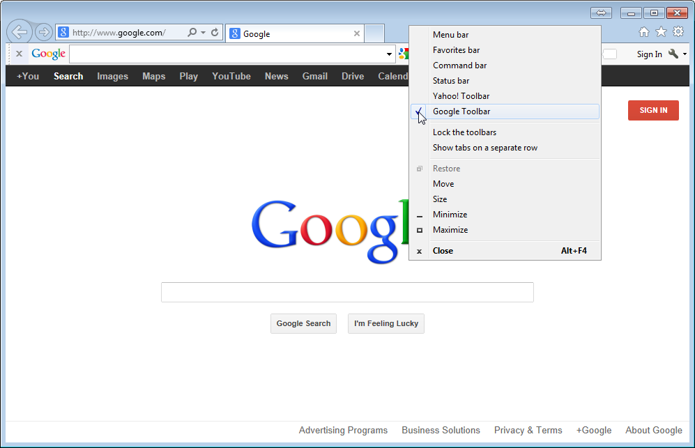 how to remove yahoo search bar from chrome