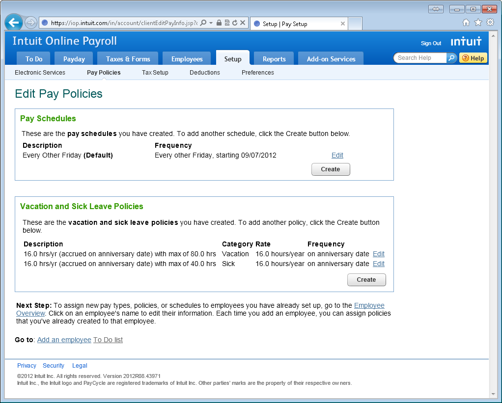 payroll intuit online login