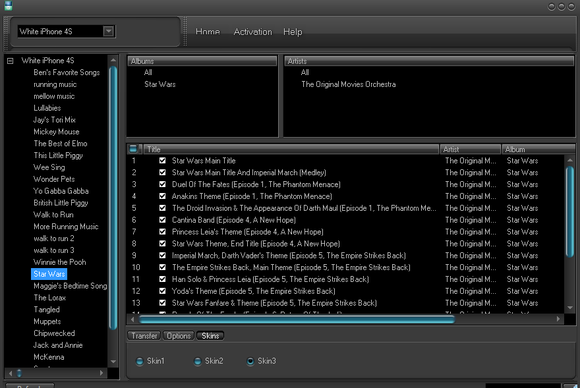 iPod Copy Master black skin