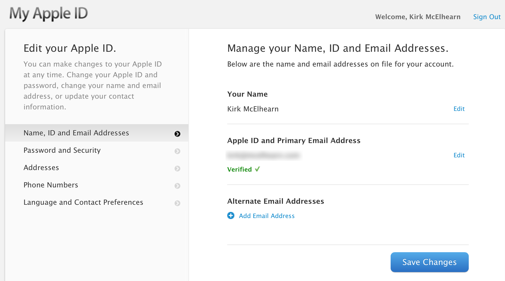 Solving Apple Id Frustrations Macworld - you can change the name or non apple email address associated with your apple id from this page