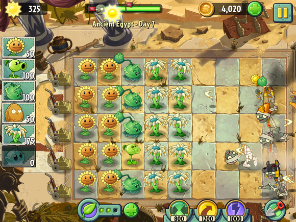 plants vs zombies 2 zombies almanac