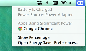 Apps using significant power