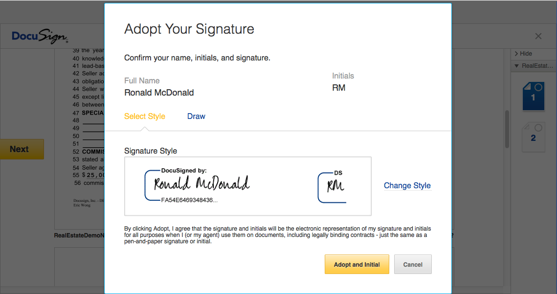 docusign for word mac