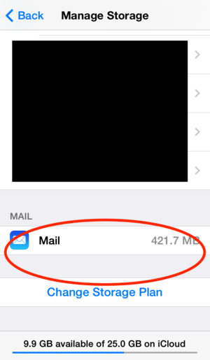 iCloud app data iOS
