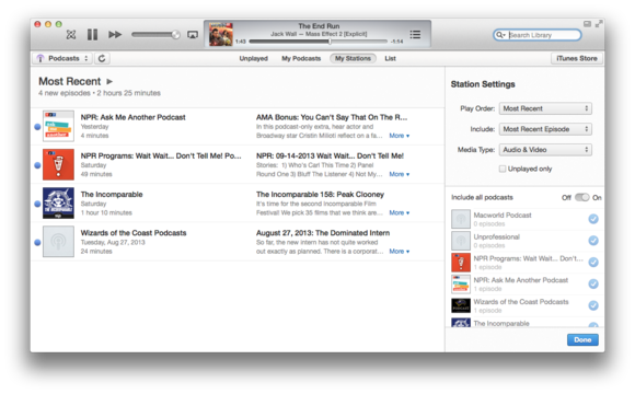 iTunes 11.1 brings iTunes Radio, Genius Shuffle, podcast stations, more