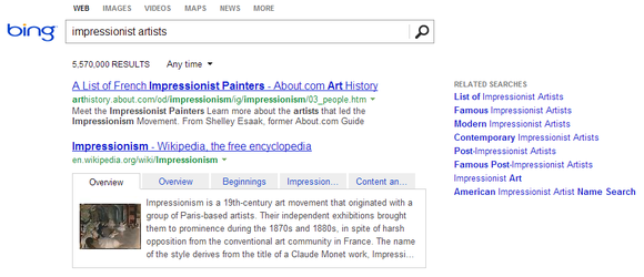 Bing Impressionists