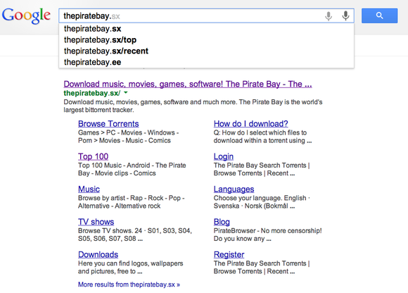 thepiratebay search