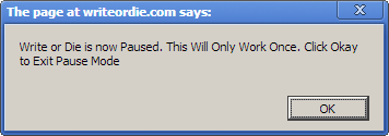 Write or Die screenshot