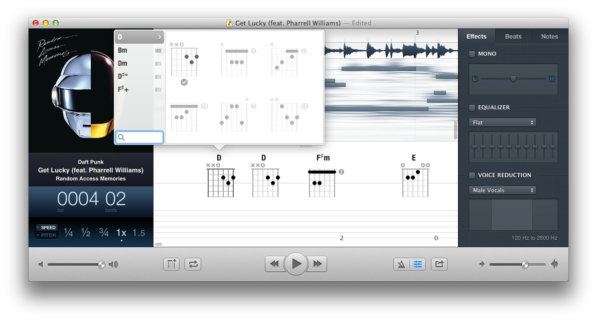 Chord Analyzer Software Mac