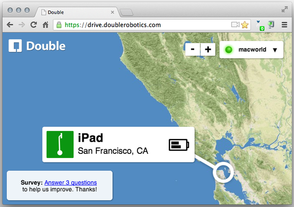 Double Robotics map
