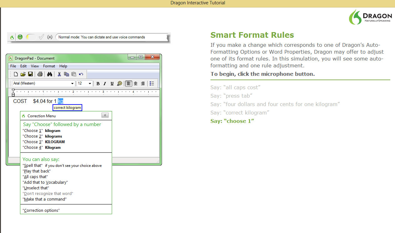 dragon naturally speaking used with final draft software
