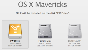 Mavericks installer's Show All Disks